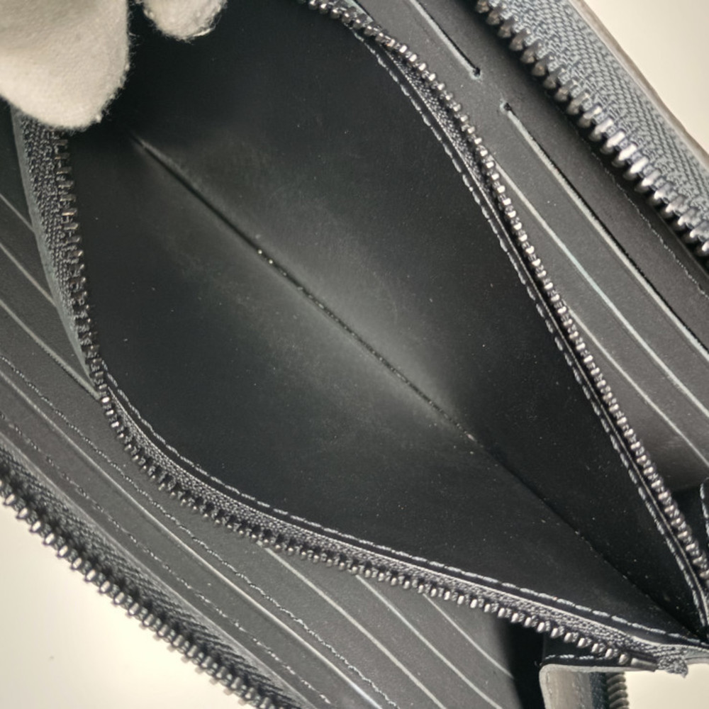 LOUIS VUITTON Louis Vuitton Zippy Wallet Horizontal Long M11721 Black Taurillon - Picture 8 of 10